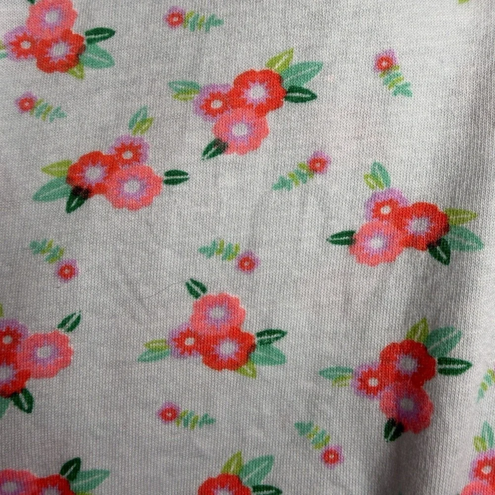 Dream Crest Womens Floral Nightgown 1X 100% Cotton Cottagecore Lounge‎ Cozy